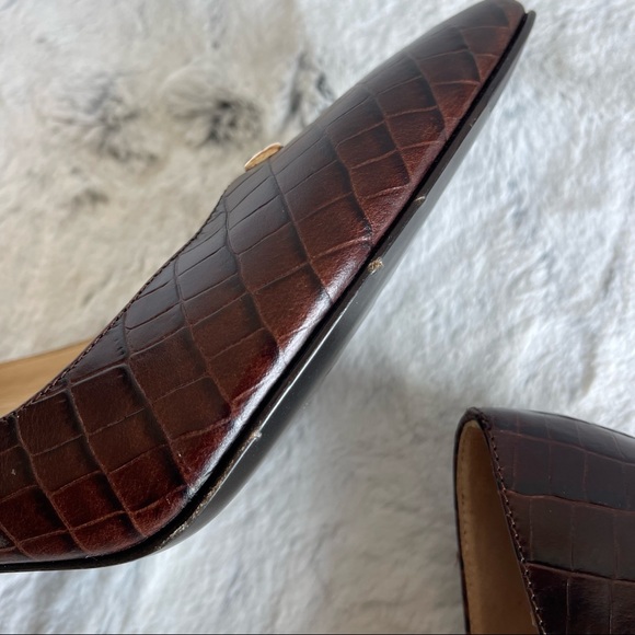 New Brighton Crocodile Style Hi Heels Lady’s Shoes size 8 - Picture 14 of 16